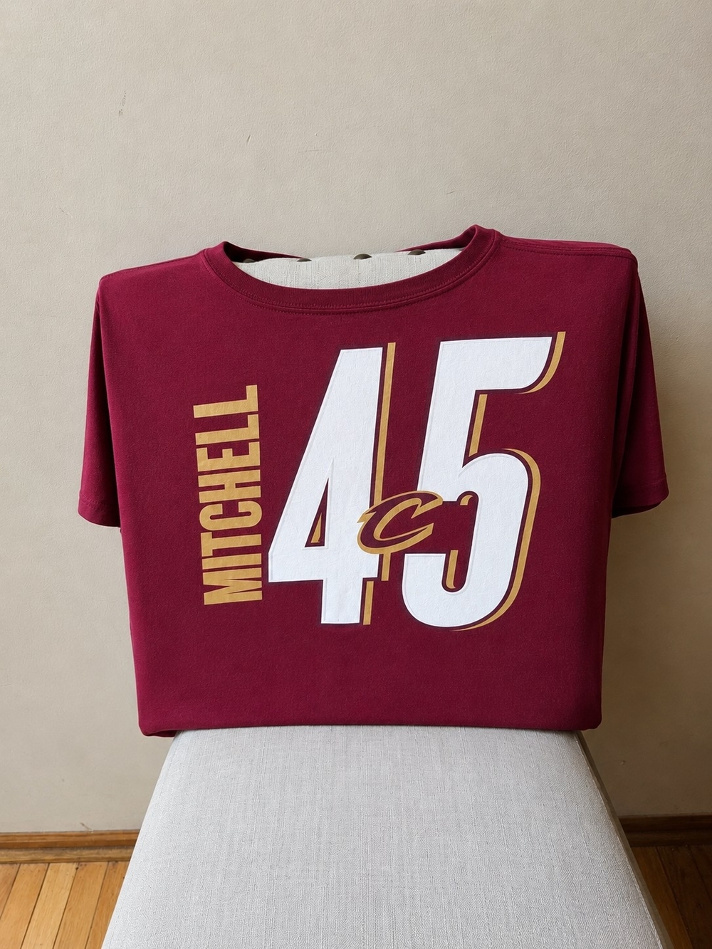 Mens Mitchell 45 Graphic Tee - Burgundy